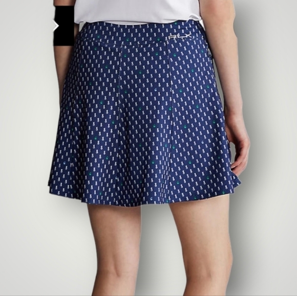 Rlx Ralph Lauren Skort‎ Womens S Pineapple Print Activewear A-Line Skater Flare - Picture 2 of 12